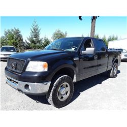 I6 --  2006 FORD F150 , Black , 165,729 KMS  KM's