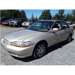 O2 --  2002 HONDA ACCORD , Brown , 181011  KM's