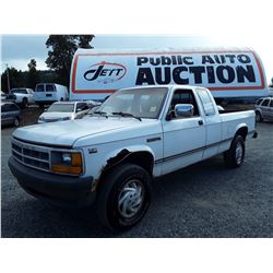 A7 --  1994 DODGE DAKOTA , White , 230622  KM's "NO RESERVE"