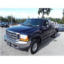 H2 --  2001 FORD F350 EXT CAB XLT , Blue , 352724  KM's