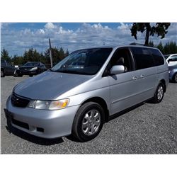 L6 --  2003 HONDA ODYSSEY , Silver , 175179  KM's