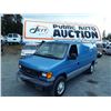 Image 1 : H4 --  2007 FORD ECONOLINE E250 , Blue , 170667  KM's "NO RESERVE"