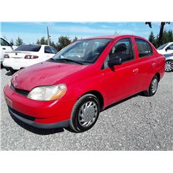 N6 --  2000 TOYOTA ECHO  , Red , 250790  KM's