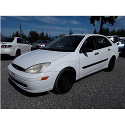 N5 --  2001 FORD FOCUS LX , White , 82,673 MILES