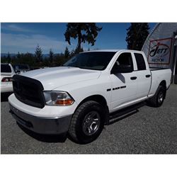 K6 --  2011 DODGE RAM 1500 , White , 145960  KM's
