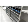 Image 10 : Customizable Black Pegboard & Metal Long Shelving Display Rack, 6 panels, 46"W