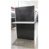 Image 2 : Customizable Black Pegboard & Metal Long Shelving Display Rack, 6 panels, 46"W