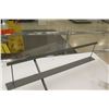 Image 3 : Qty 3 Clear Plexiglass w/ Chrome Stands Tabletop Sign Holder Displays