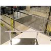Image 4 : Qty 3 Clear Plexiglass w/ Chrome Stands Tabletop Sign Holder Displays