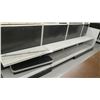 Image 3 : Customizable Black Pegboard & Metal Long Shelving w/ Overhead Light 3 panels, 46"W; 1 panel, 22"W