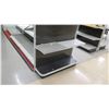Image 2 : Customizable Black Pegboard & Metal Long Shelving w/ Overhead Light 3 panels, 46"W