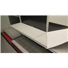 Image 5 : Customizable Black Pegboard & Metal Long Shelving w/ Overhead Light 3 panels, 46"W