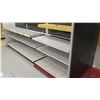 Image 9 : Customizable Black Pegboard & Metal Long Shelving w/ Overhead Light 3 panels, 46"W