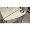 Image 3 : Qty 5 White Computer Kiosks, 4 Kiosks, 34"L x 19" D x 38.5"H; 1 Kiosk, 34"L x 19"D x 34"H