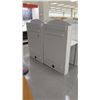 Image 8 : Qty 5 White Computer Kiosks, 4 Kiosks, 34"L x 19" D x 38.5"H; 1 Kiosk, 34"L x 19"D x 34"H