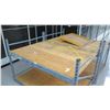 Image 2 : Qty 2 Metal & Plywood Adjustable Square Storage Shelves 72"L x 48"W x 48"H