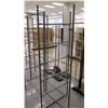 Image 2 : Qty 5 Grey Metal Square Display Racks 73"H