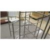 Image 7 : Qty 5 Grey Metal Square Display Racks 73"H