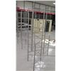 Image 9 : Qty 5 Grey Metal Square Display Racks 73"H