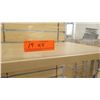 Image 11 : Qty 4 Slatwall Panel Wood & Chrome Adjustable Display Shelf Racks, Qty 2, 50.5"L x 39"D x 81"H; Qty 