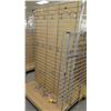 Image 7 : Qty 4 Slatwall Panel Wood & Chrome Adjustable Display Shelf Racks, Qty 2, 50.5"L x 39"D x 81"H; Qty 