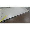 Image 5 : Qty 4 Long Folding Tables - 2 Wood Finish / 1 White / 1 Pressed Wood