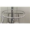 Image 7 : Qty 3 Chrome Rolling Round Clothing Racks on Wheels 36" Diameter, 54"H