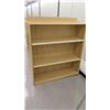 Image 3 : Wooden 3 Tier Adjustable Double-Sided Shelf 48"L x 29"D x 52.5"H