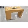Image 5 : Wooden Desk w/ 2 File Drawers & Electric Outlet