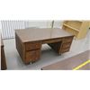 Image 4 : Qty 4 Wooden Desks w/ File Drawers