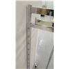 Image 5 : Chrome Rolling Square Clothing Rack on Wheels