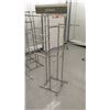 Image 6 : Qty 6 Adjustable Chrome Metal Clothing Racks, all approx. 61"H