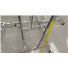 Image 5 : Qty 7 Adjustable Chrome Rolling Clothing Racks on Wheels, all approx. 55"H