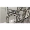 Image 5 : Qty 9 Adjustable Chrome Rolling Clothing Racks on Wheels, all approx. 55"H
