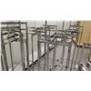 Image 8 : Qty 9 Adjustable Chrome Rolling Clothing Racks on Wheels, all approx. 55"H