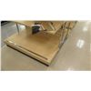 Image 7 : Qty 2 Slatwall Panel Wood & Chrome Adjustable Display Shelf Racks 50"L x 58"D x 62.5"H