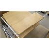 Image 6 : Qty 2 Unassembled Wood & Chrome Display Shelves