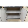 Image 4 : Blue 2 Door Cabinet w/ 2 Inside Shelves 48"L x 24"D x 42"H