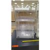 Image 2 : Qty 3 Plastic Jewelry Tabletop Display Cabinets - 1 White / 2 Clear