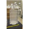 Image 4 : Qty 3 Plastic Jewelry Tabletop Display Cabinets - 1 White / 2 Clear