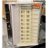 Image 1 : Rotating Tabletop Plastic Hexagon Earring Jewelry Display Case