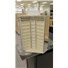 Image 2 : Rotating Tabletop Plastic Hexagon Earring Jewelry Display Case