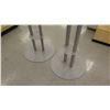Image 2 : Qty 2 Tall Round Base Metal 76"H