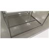 Image 3 : Qty 3 White & Metal Rectangle Display Tables 60"L x 36"W x 34"H