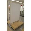 Image 3 : White & Metal Display w/ Wood Base 50.5"L x 51"D x 76"H