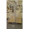 Image 5 : White & Metal Display w/ Wood Base 50.5"L x 51"D x 76"H