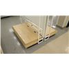 Image 3 : White & Metal Display w/ Wood Base, 2 pieces: 50.5"L x 26"D x 76.5"H each