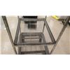 Image 3 : Metal 4 Tier Rolling Shelf w/ Wire Shelves