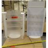 Image 1 : Qty 2 Plastic Jewelry Rotating Display Units