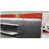 Image 3 : Customizable Black Pegboard & Metal Long Shelving Display Rack, 6 panels, 46"W